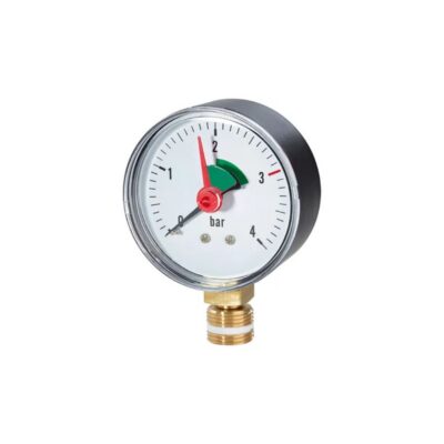 Manometer 63mm 0-4bar 3/8"bt. radiaal