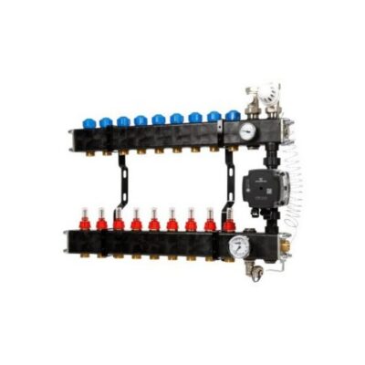 AW composiet verdeler Grundfos UPM3 9-groeps