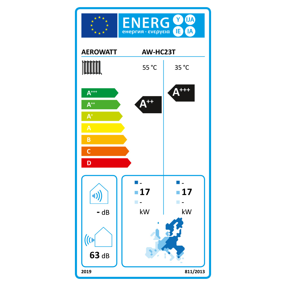 Warmtepomp AEROWATT AW-HC23T 23 kW - Afbeelding 5